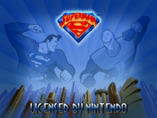 Superman (USA) (En,Fr,Es) Title Screen